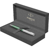 Ручка шариковая автоматическая Parker "Sonnet Essential SB K545", 0,7 мм, серебристый, зеленый, стерж. черный - 4