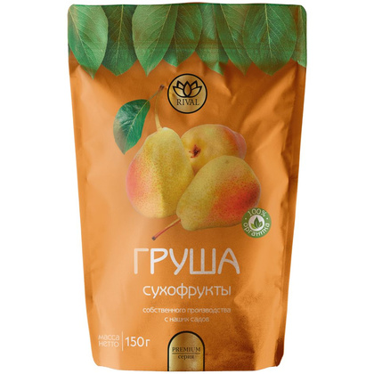 Сухофрукты "Ривал", груша сушеная, 150 г