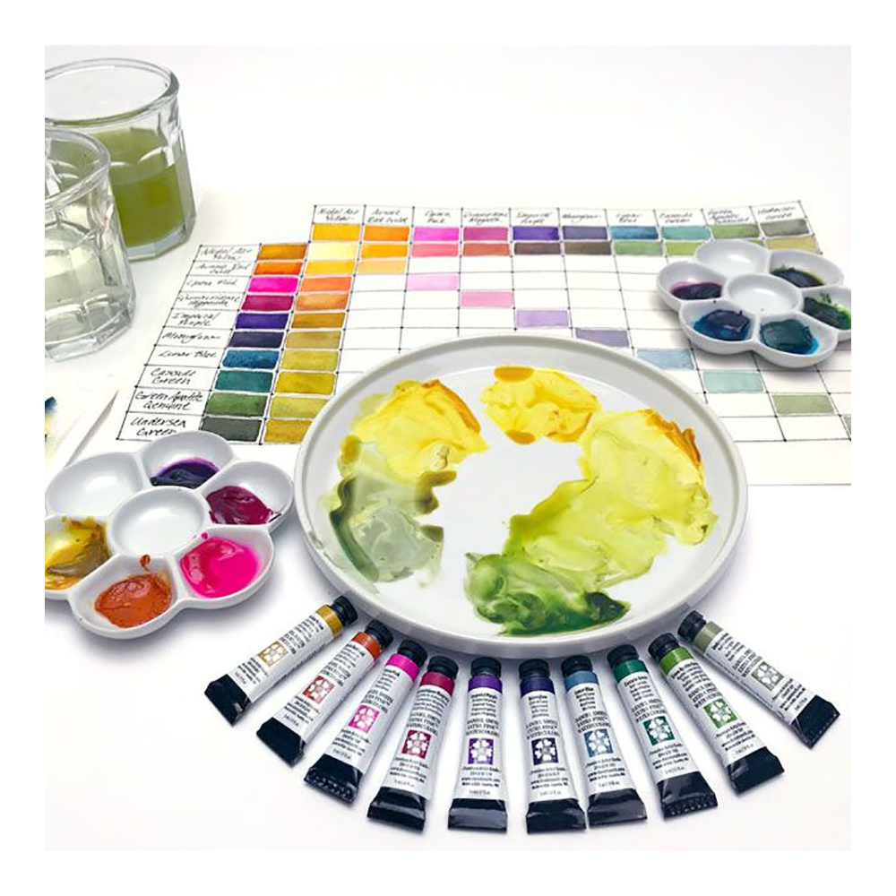 Набор акварели Daniel Smith "Jean Haines’ Master Artist Watercolor Set", 10 цветов, тубы  - 4
