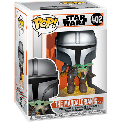 Фигурка Funko POP! Bobble Star Wars Mandalorian Mandalorian with The Child 50959 - 2