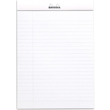 Блокнот "Rhodia", А5, 80 листов, линейка, белый