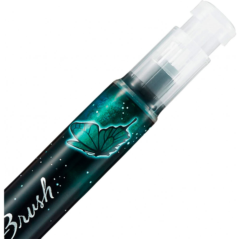 Маркер-кисть "Dual Metallic Brush", зеленый металлик - 3