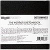 Скетчбук "SKETCHMARKER & Pushkinskiy. The mirror", 16.3x16.3 см, 220 г/м2, 50 листов, черный - 3