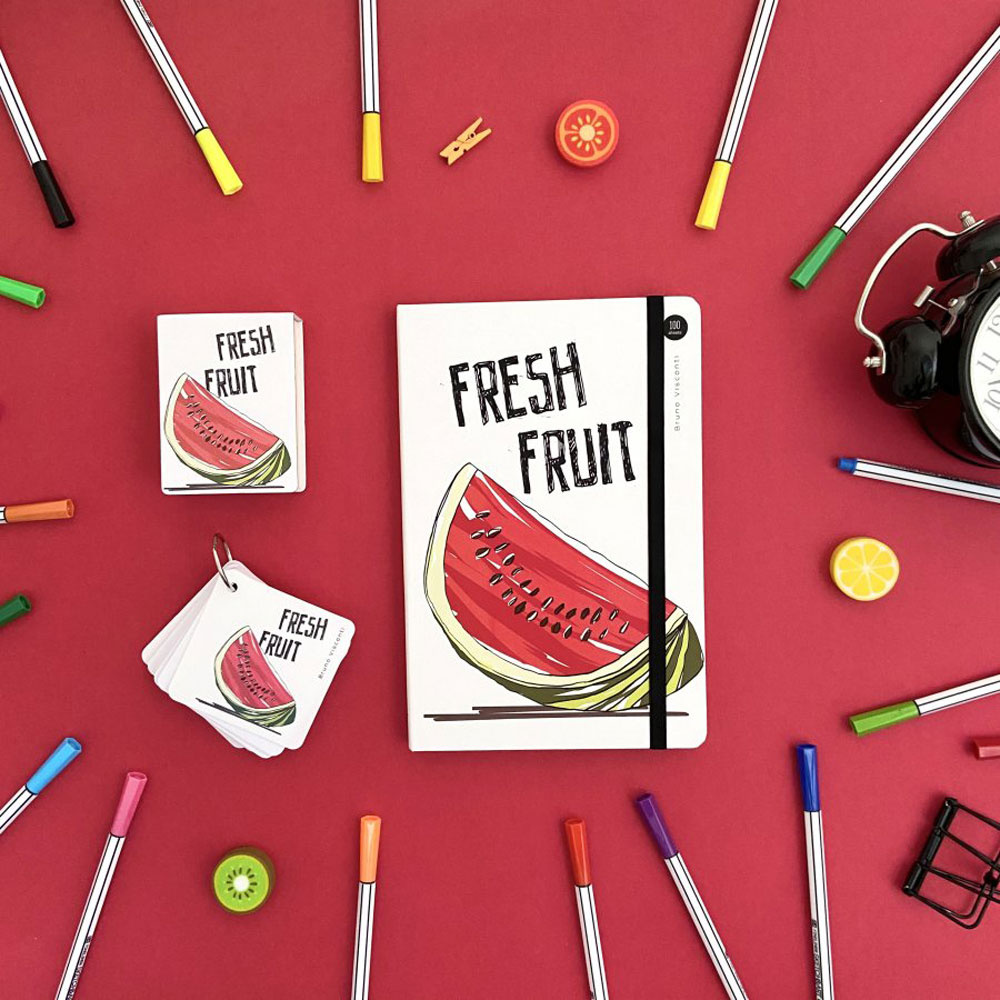 Блокнот "Megapolis Journal. Fresh & Fruity", A5, 100 листов, клетка, белый - 4