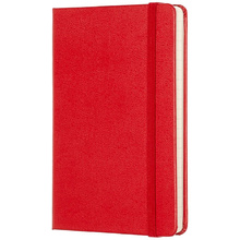 Блокнот "Classic Pocket", А6, 90x140 мм, 96 л, красный