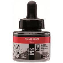 Жидкий акрил "Amsterdam", 840 графитовый, 30 мл, банка