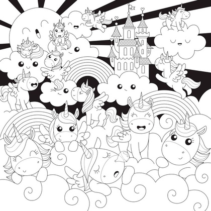 Раскраска "У-И-И-И! Я раскрашиваю KAWAII" - 7