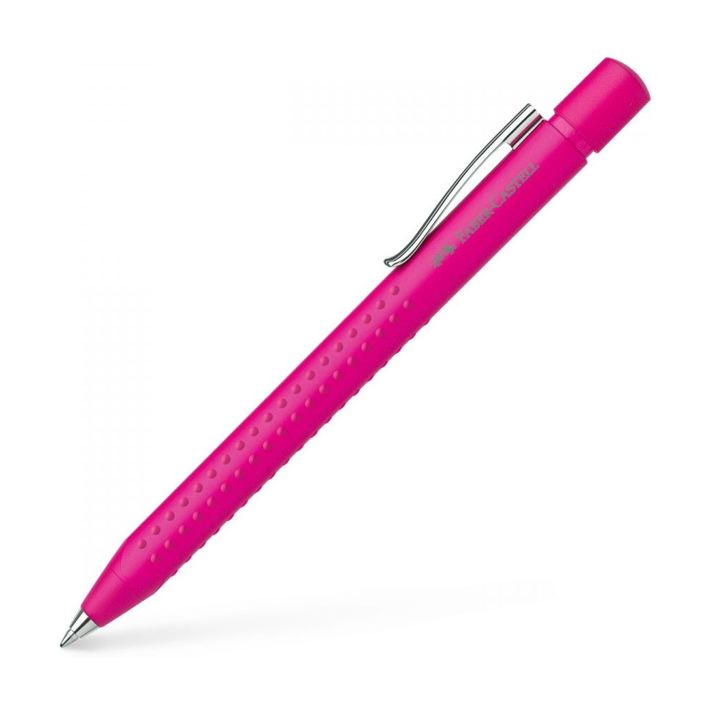 Ручка шариковая автоматическая "Faber-Castell Grip 2011", 0.7 мм, черный, стерж. синий - 5