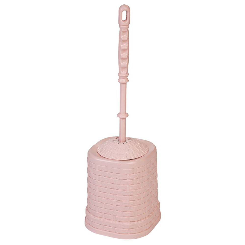 Комплект "WC WICKER" (ершик+подставка), ассорти - 2