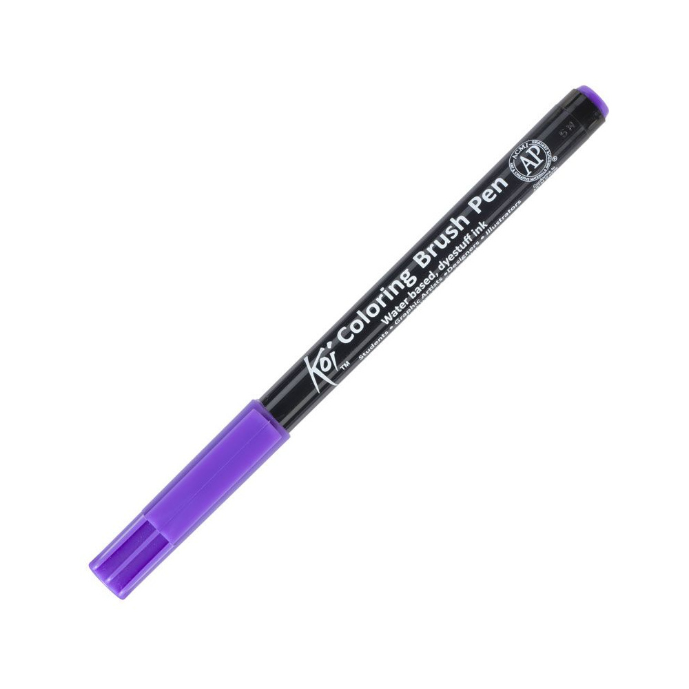 Маркер акварельный "Koi Color Brush", светло-пурпурный
