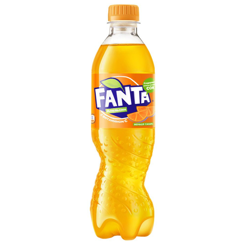 Напиток "Fanta", вкус апельсина, 0.5 л