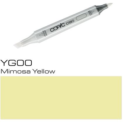 Маркер перманентый "Copic ciao" YG-00, желтая мимоза