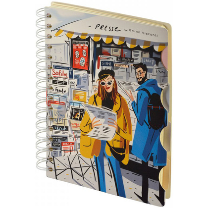 Блокнот "Art Journal", A5, 120 листов, клетка, линейка, точка, ассорти - 7