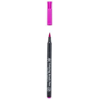 Маркер акварельный "Koi Color Brush", светло-сиреневый - 3