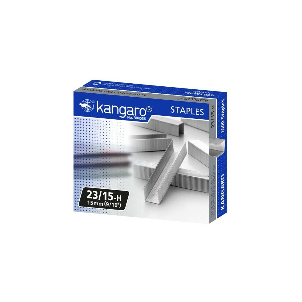 Скобы "Kangaro", 23/17, 1000 шт, металлик - 5