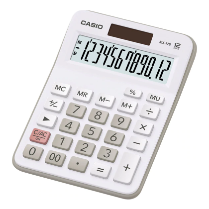 Калькулятор настольный Casio "MX-12B", 12-разрядный, черный - 2
