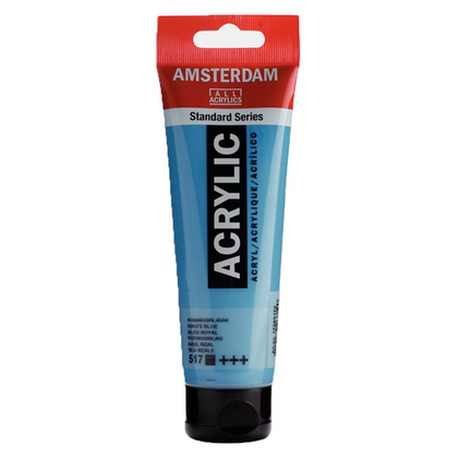 Краски акриловые "Amsterdam", 517 королевский синий, 120 мл, туба