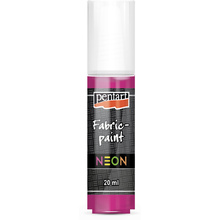 Краски для текстиля "Pentart Fabric paint neon", 20 мл, розовый