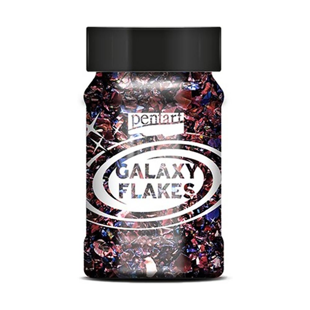 Хлопья декоративные "Pentart Galaxy Flakes", 15 г, коричневый Марс