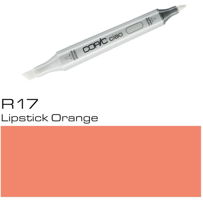 Маркер перманентный "Copic ciao", R-17 оранжевая помада