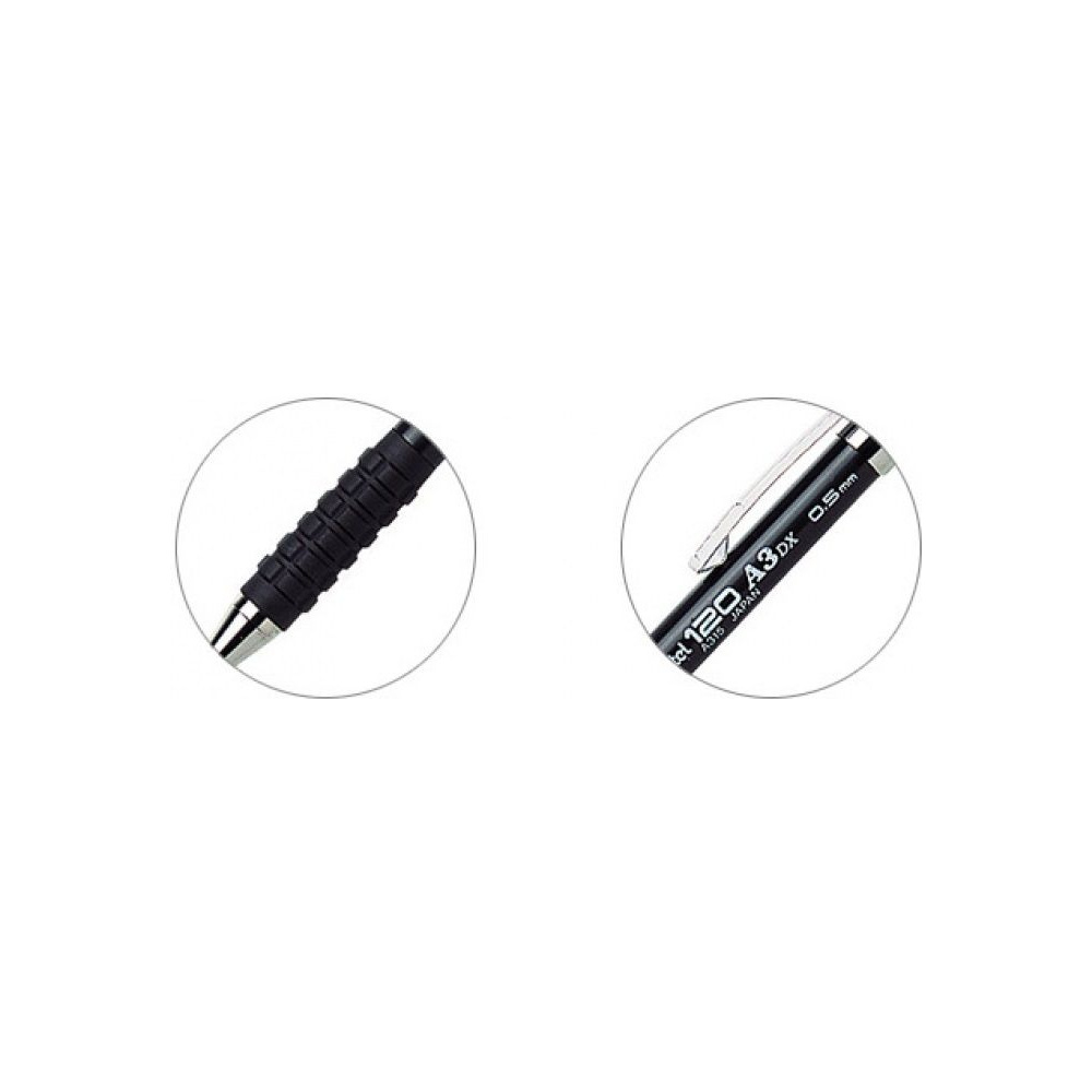 Карандаш автоматический "Pentel 120 A3", 0.9 мм, c ластиком - 2