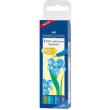 Ручки капиллярные "Faber-Castell Pitt Artist Pens", холодные тона, 4 шт.