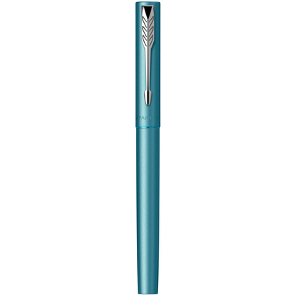 Ручка-роллер Parker "Vector XL", 0.5 мм, бирюзовый, серебристый, стерж. черный - 5