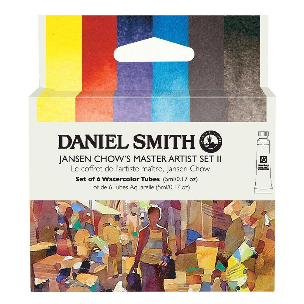 Набор акварели Daniel Smith "Jansen Chow's Master Artist Set II", 6 цветов, тубы