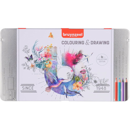 Набор карандашей "Bruynzeel Colouring&Drawing", 70 шт.
