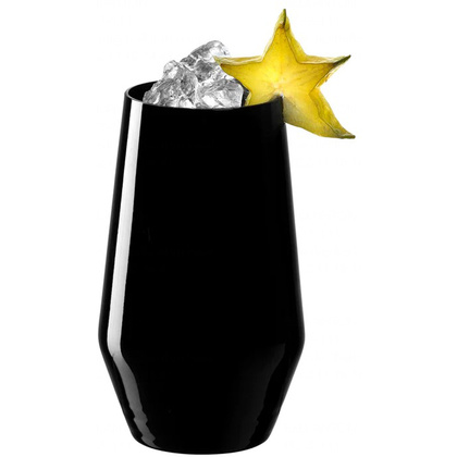 Набор бокалов "Etna", стекло, 365 мл, 2 шт/упак, черный - 2