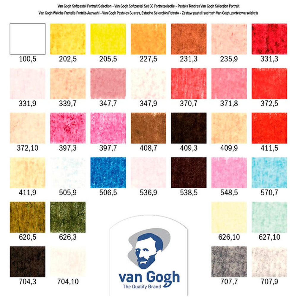 Набор мягкой пастели "Van Gogh", 36 цветов - 3