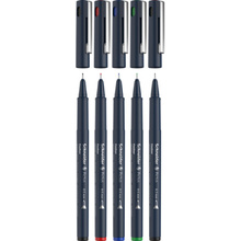 Набор ручек капиллярных "Schneider Fineliner Pictus", 5 шт