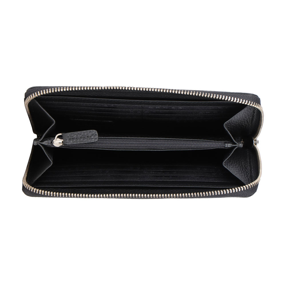 Кошелек "Classics Black", кожа, черный - 3