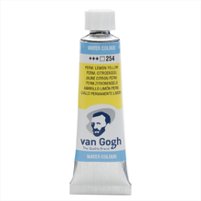 Краски акварельные "Van Gogh", 254 желтая-лимонная прочная, 10 мл, туба