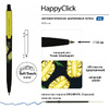 Ручка шариковая автоматическая "HappyClick. Ананас", 0.5 мм, черный, желтый, стерж. синий - 3