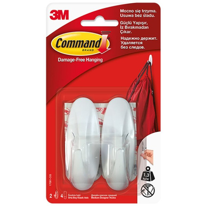 Крючок "Дизайн" с системой крепления Command