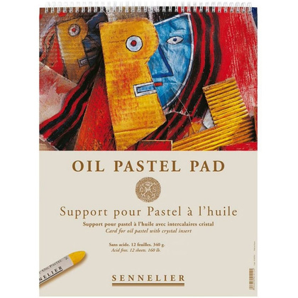 Блок бумаги для пастели "Oil Pastel Pad", 30x40 см, 340 г/м2, 12 листов