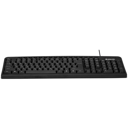 Клавиатура Defender "Focus HB-470 RU", USB, проводная, черный - 3