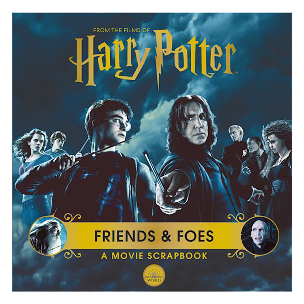 Книга на английском языке "Harry potter - friends & foes: a movie scrapbook",  Bros. Warner