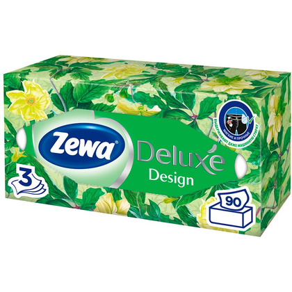Салфетки косметические "Zewa Deluxe", 90 шт - 2