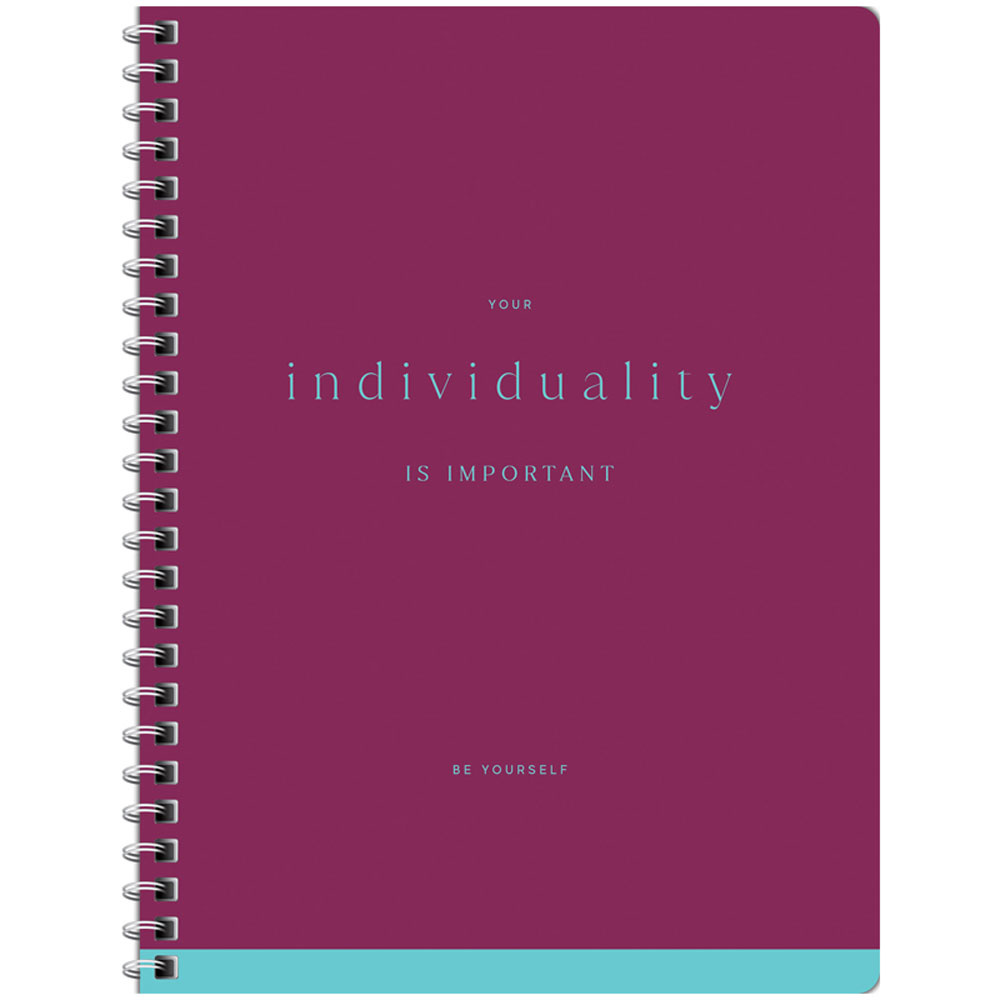 Тетрадь "Individual mono", А5, 80 листов, клетка, ассорти - 3