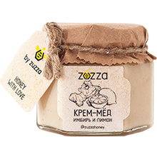 Мед-крем "Zuzza", имбирь, лимон, 150 г