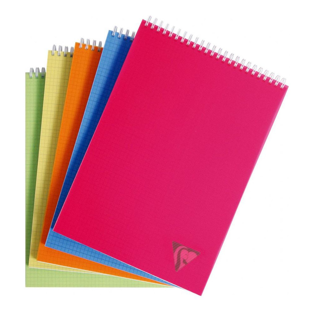 Блокнот на спирали "Linicolor Fresh", A5, 80 листов, клетка, ассорти