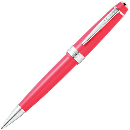 Ручка шариковая автоматическая "Cross Bailey Light", 0.7 мм, коралловый, стерж. черный