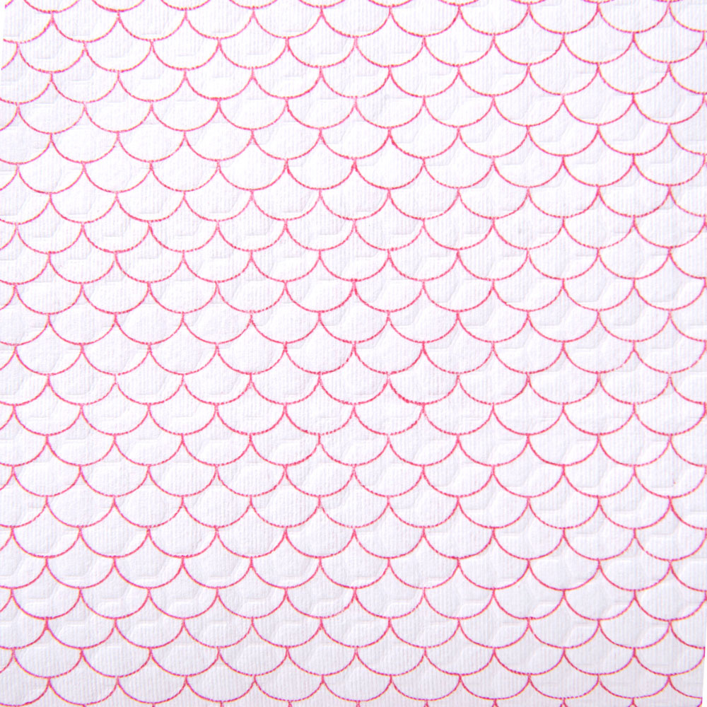 Салфетка из целлюлозы "Celina clean fish print", 24.5x42 см, 150 шт/упак, красный - 3