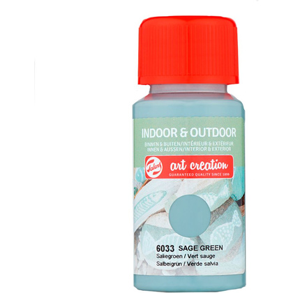 Краски декоративные "INDOOR & OUTDOOR", 50 мл, 6033 зелёный шалфей