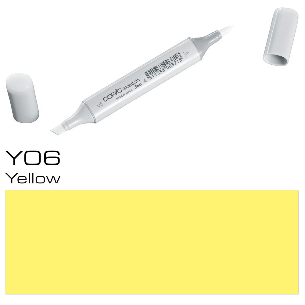 Маркер перманентный "Copic Sketch", Y-06 желтый