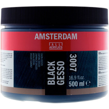 Грунт акриловый "Amsterdam", 500 мл, черный