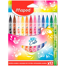 Фломастеры Maped "Mini Cute", 12 шт