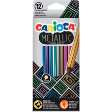 Цветные карандаши "Metallic", 12 цветов